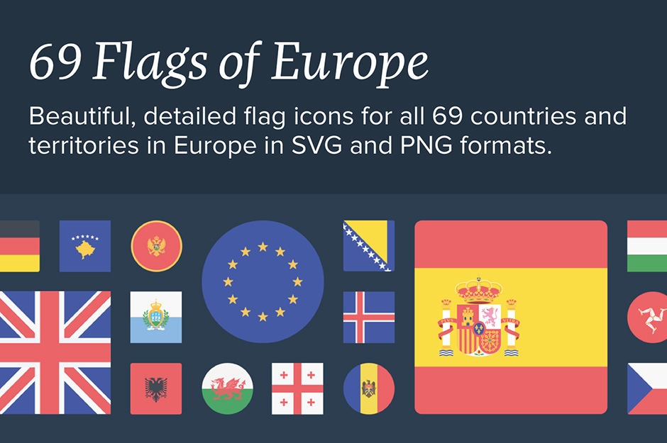 940x625 The Flags Of Europe Icon Set