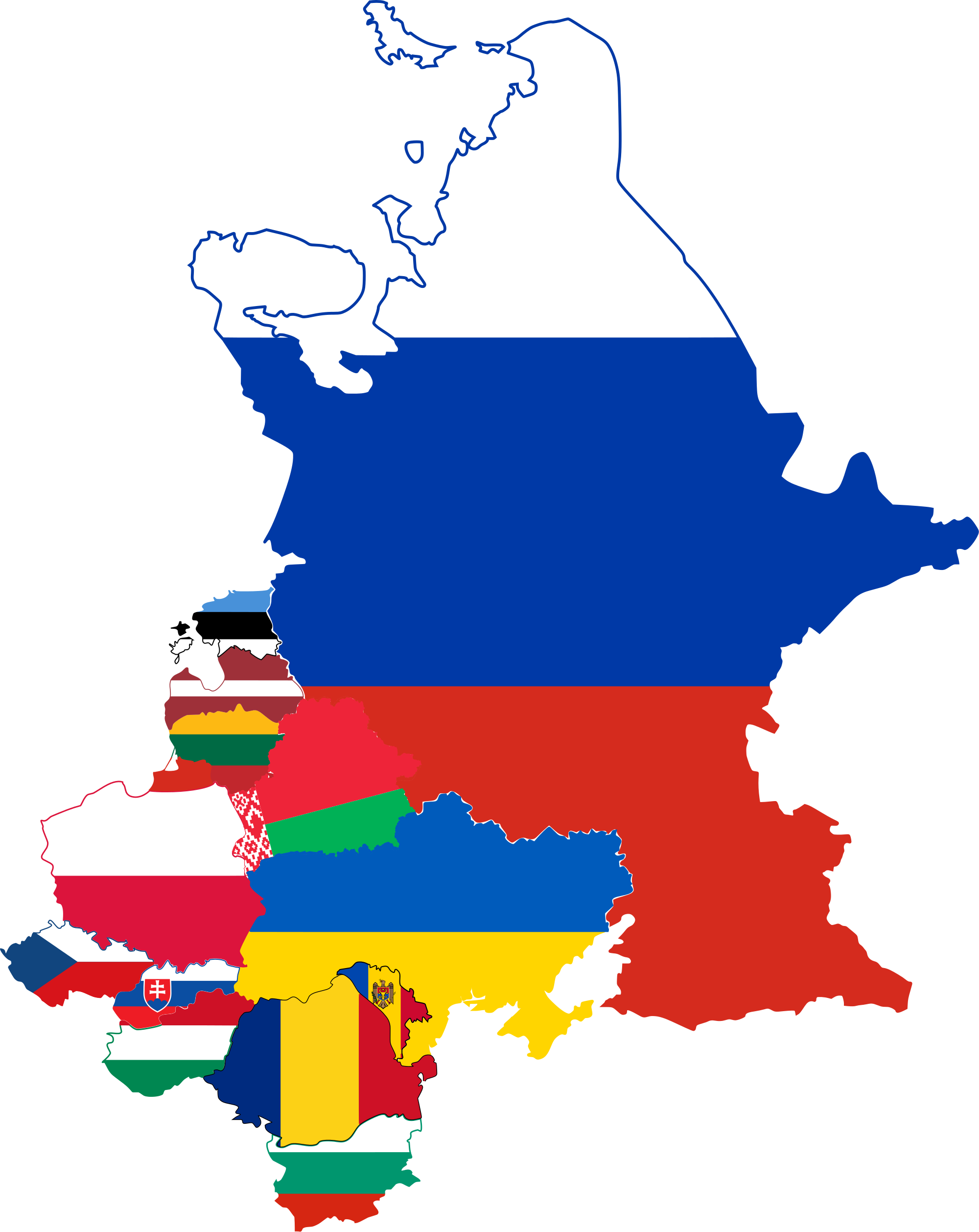 2000x2516 Europe Map Flag Icon
