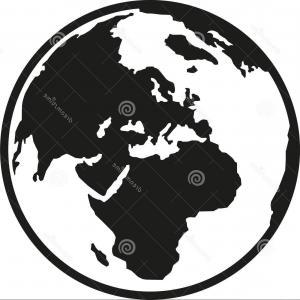300x300 Europe Russia Africa Vector Map Icon World Globe Global Planet