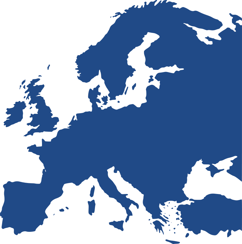 795x800 Free Clipart Map Of Europe