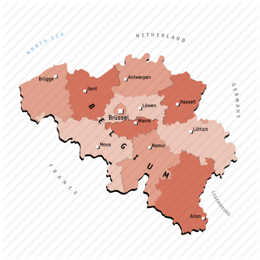 512x512 Belgium, Countries, Country, Europa, Europe, Map, Maps Icon