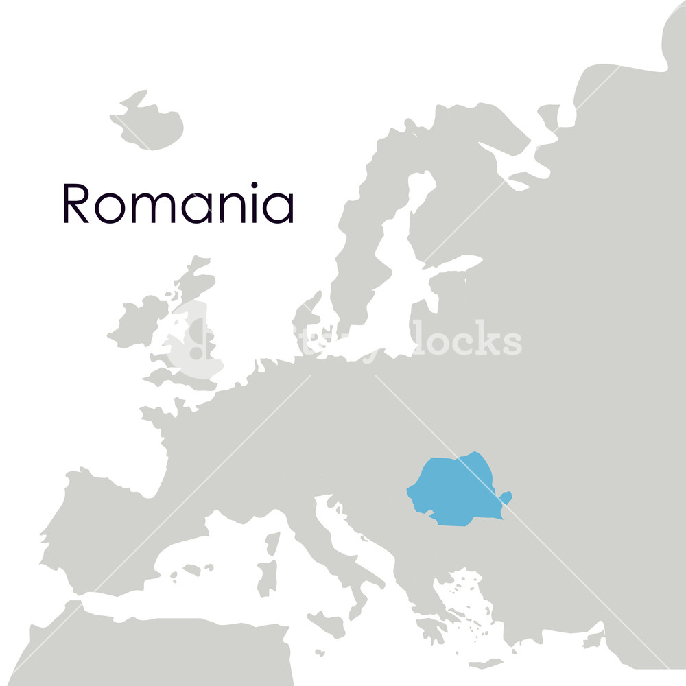 1000x1000 Romania Map Icon Europe Nation And Government Theme Isolated