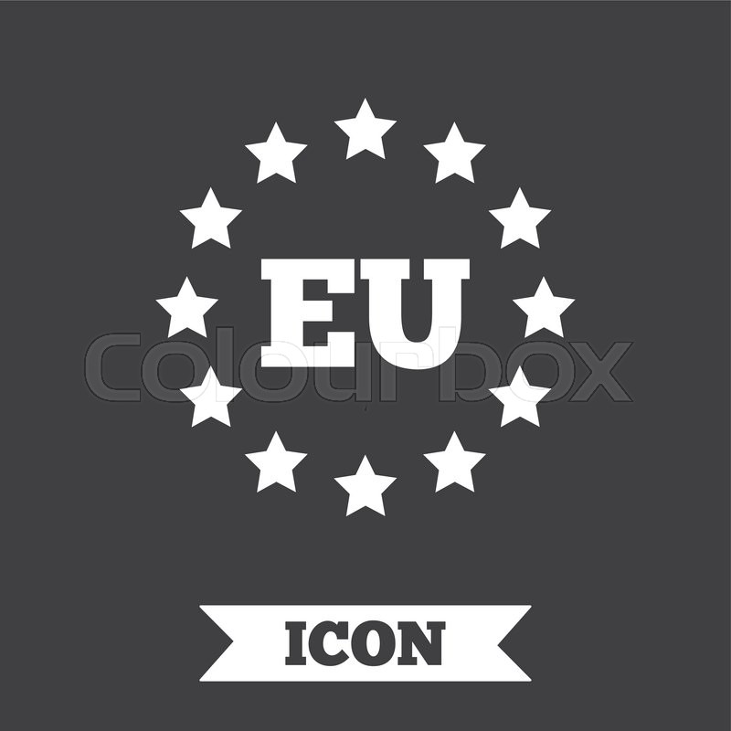 800x800 European Union Icon Eu Stars Symbol Stock Vector Colourbox