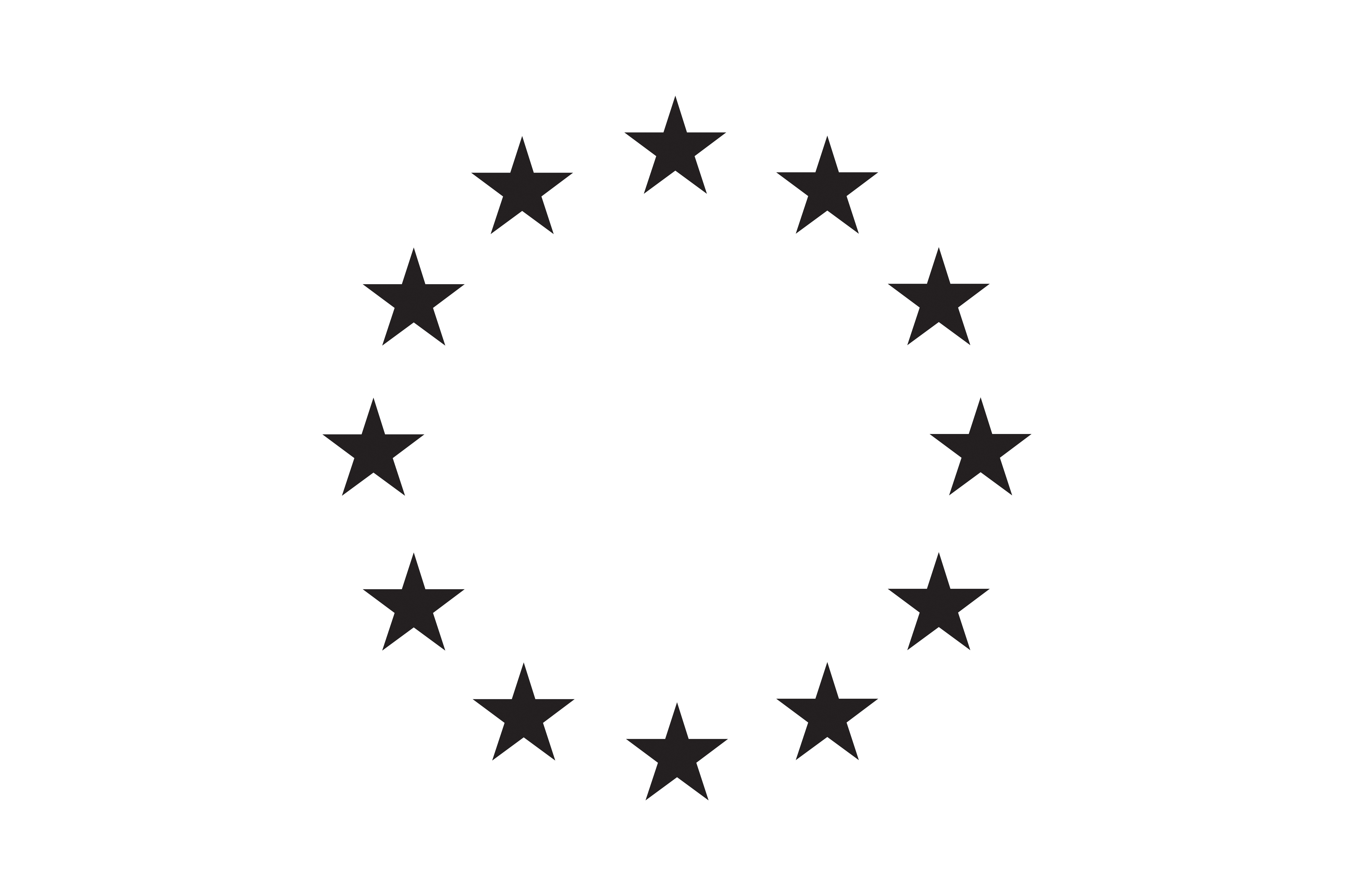 Звезды Евросоюза вектор