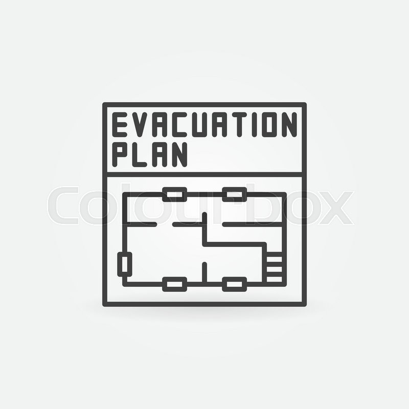 800x800 Evacuation Plan Icon