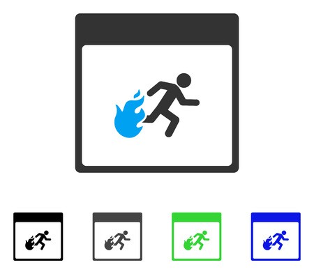 450x393 Fire Evacuation Man Calendar