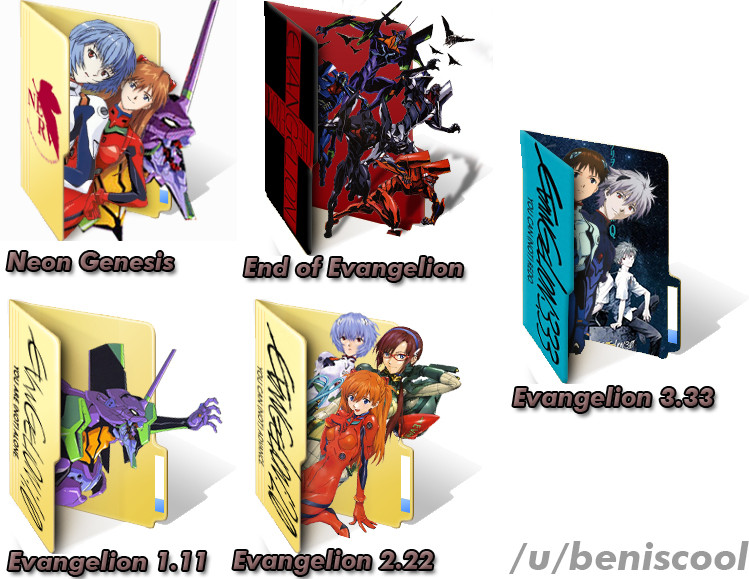 749x579 I Made Evangelion Rebuild Folder Icons For Myself And Thought I