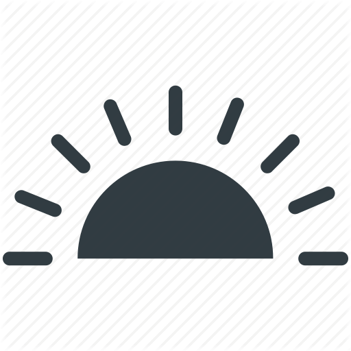 512x512 Evening, Morning, Sun, Sunrise, Sunset Icon