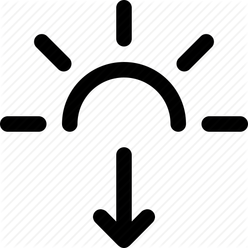 512x512 Evening, Night, Sun Down, Sunset, Weather Icon