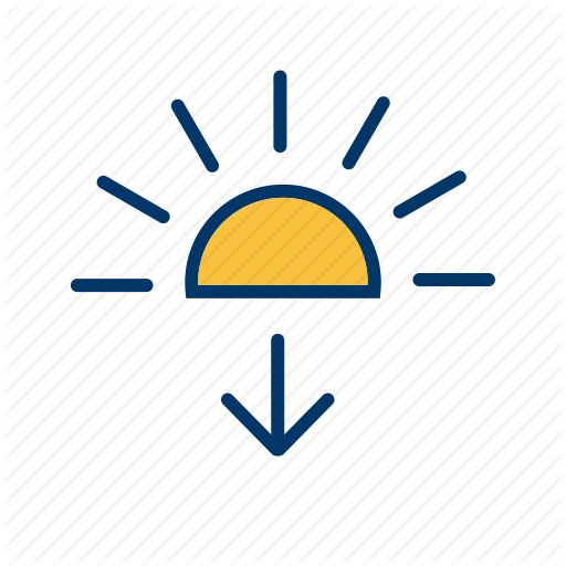 512x512 Evening, Sun Down, Sunset Icon