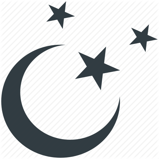 512x512 Dark, Evening, Midnight, Moon, Night, Night Time, Nightfall, Stars