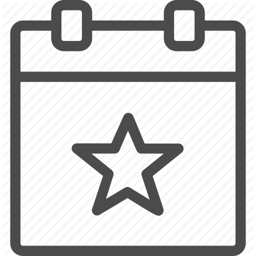 512x512 Calendar, Event, Star Icon
