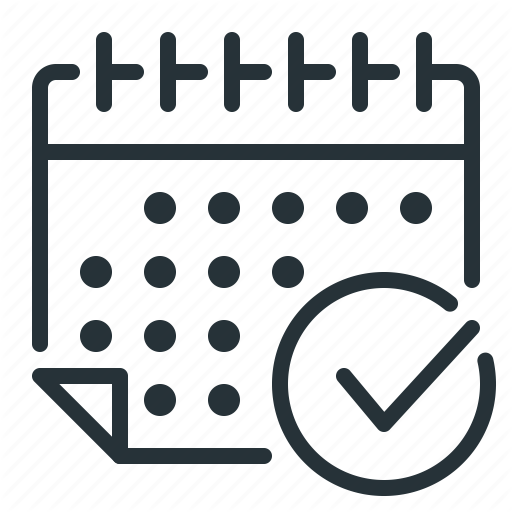 512x512 Calendar, Check Mark, Event, Event Calendar, Planning, Schedule