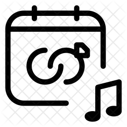 256x256 Music Event Icon Of Line Style