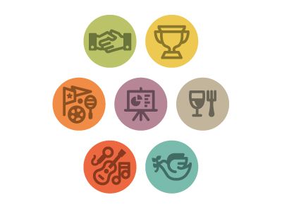 400x300 Unused Event Icons Illustration Icon Design, Badge Icon, Line Icon