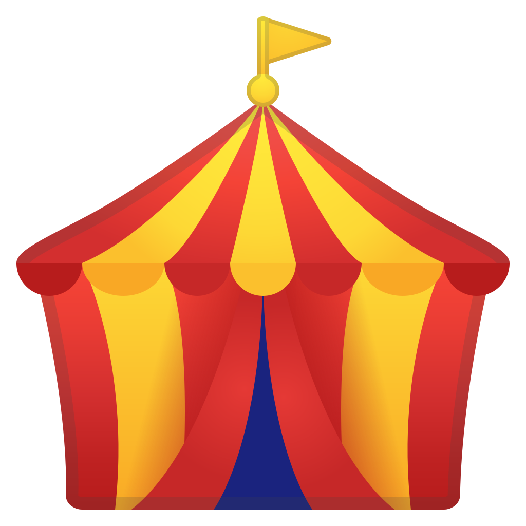 1024x1024 Circus Tent Icon Noto Emoji Travel Places Iconset Google