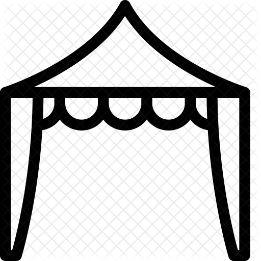 512x512 Tent Icon Of Line Style