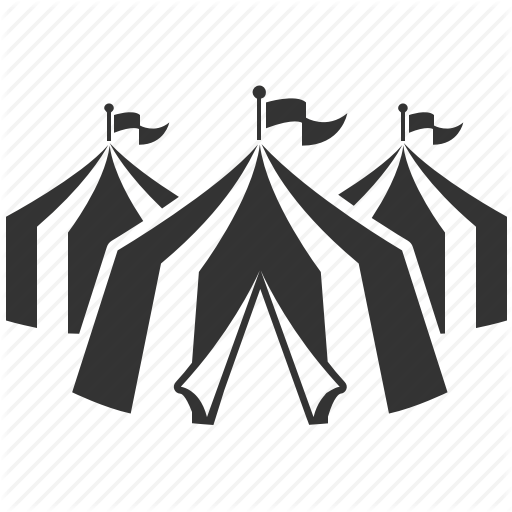 512x512 Big Tops, Circus, Event, Events, Festival, Pavilion, Tents Icon