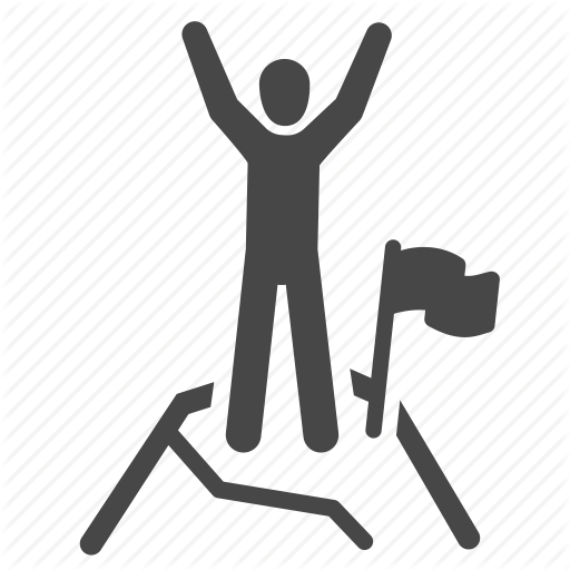 512x512 Everest, Hiker, Hiking, Mount, Mountain, Peak, Success Icon