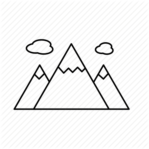 512x512 Cloud, Everest, Mountain, Treking, Winter Icon