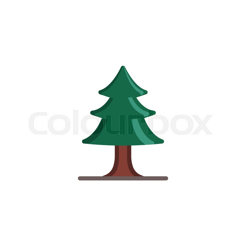 Pine Tree Flat Icon, Vector Sign, Fir Stock Vector Colourbox 800x800 Pine Tree Flat Icon, Vector Sign, Fir Stock Vector Colourbox
