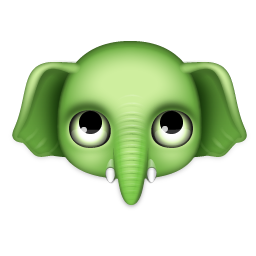 256x256 Animal, Elephant, Evernote Icon