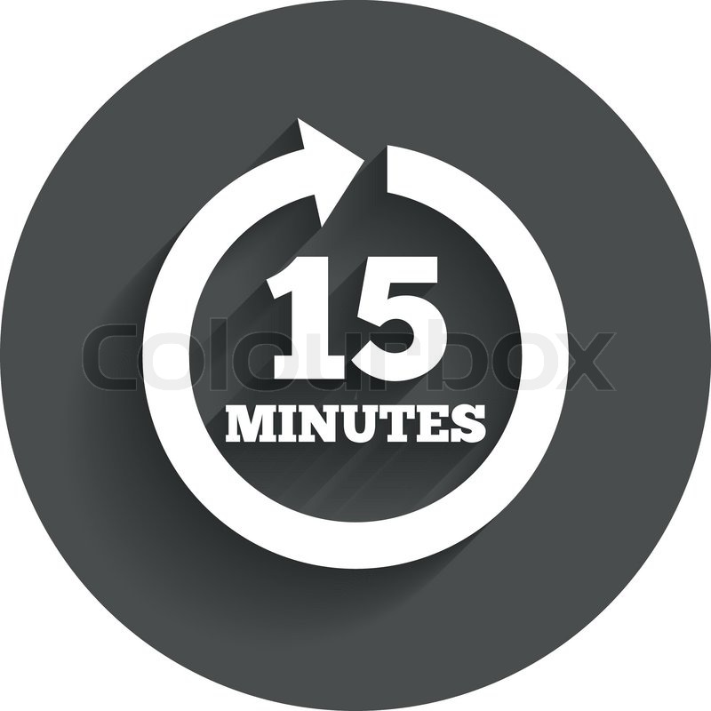 800x800 Every Minutes Sign Icon Full Stock Vector Colourbox