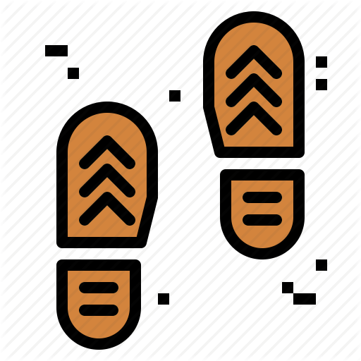 512x512 Evidence, Foot, Footprint, Shoe Icon