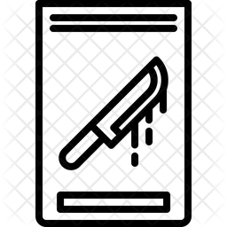 256x256 Evidence Report Icon Of Line Style