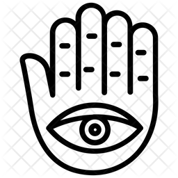 256x256 Evil Eye Icon Of Line Style