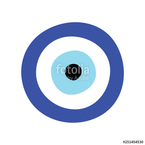 500x500 Greek Evil Eye Vector