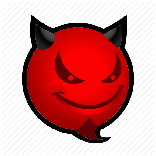 512x512 Emoticon, Evil, Smile Icon