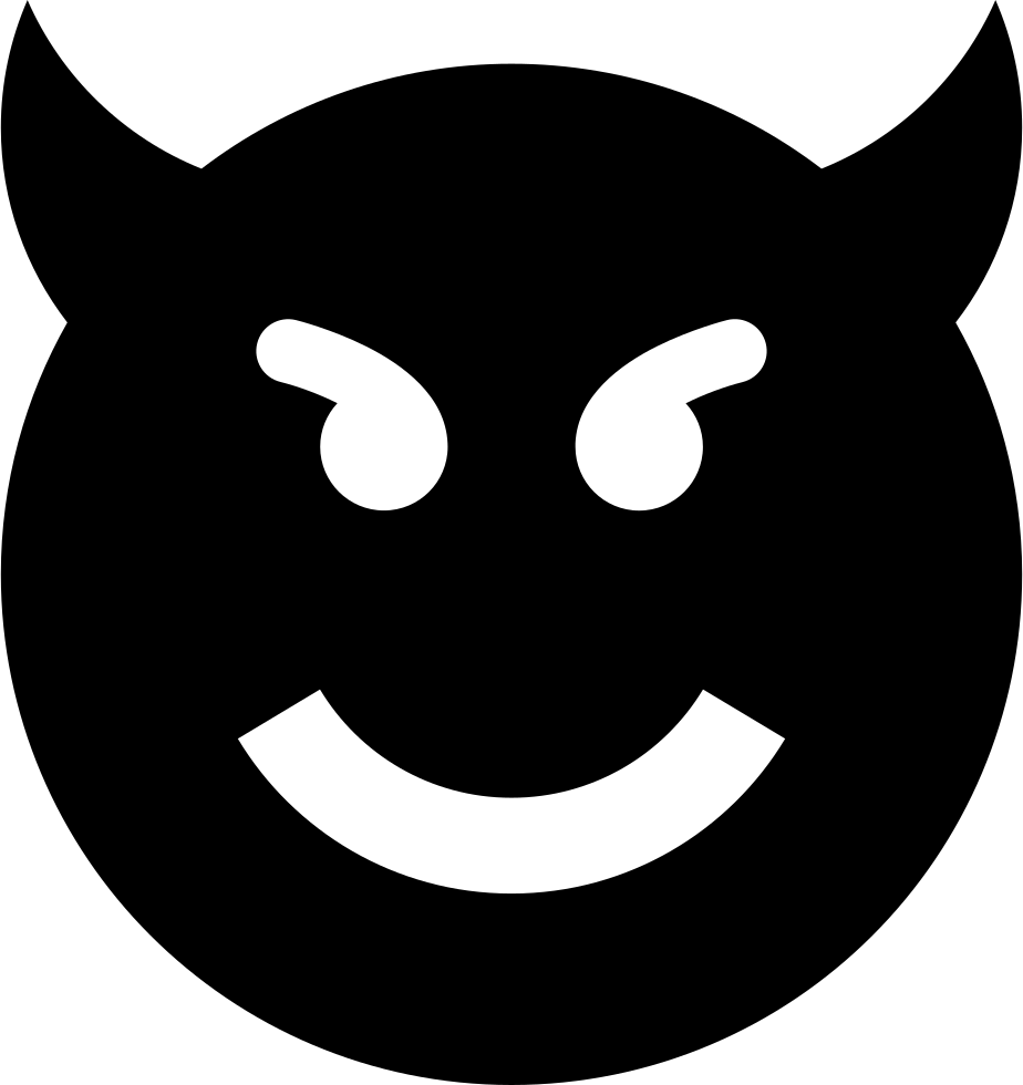 924x980 Evil Emoticon Smiley Face Png Icon Free Download