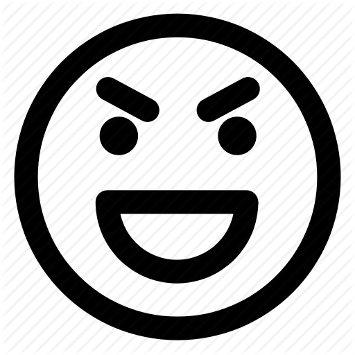 512x512 Avatar, Emoji, Emoticons, Emotion, Evil, Smile, Smiley Icon