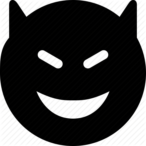512x512 Devil, Emoticon, Emotion, Evil, Face, Satan, Smiley Icon