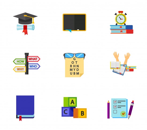 626x553 English Exam Icon Set Vector Free Download