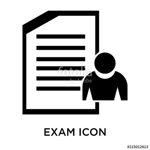 500x500 Exam Icon Isolated On White Background Modern And Editable Exam