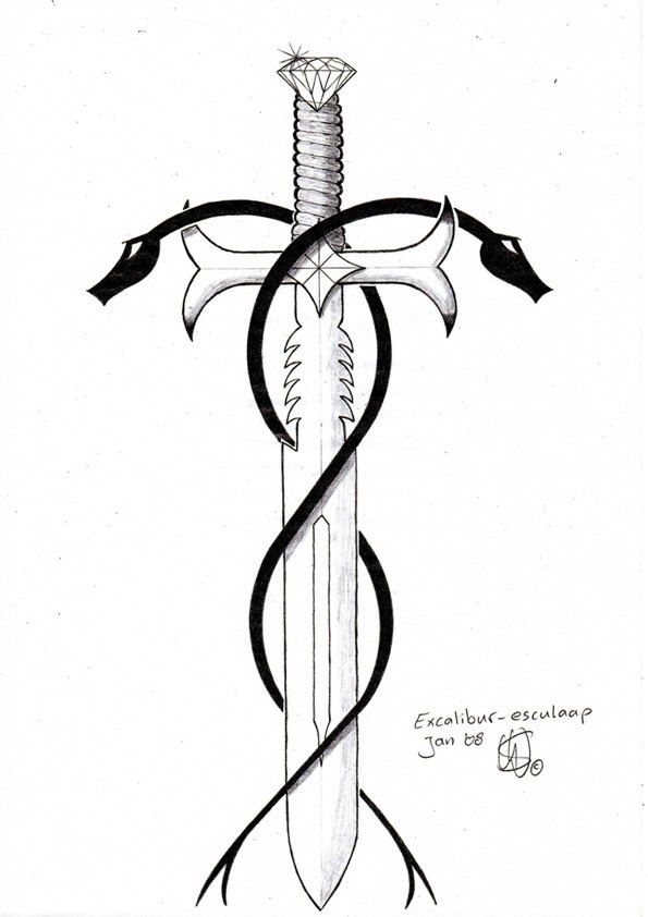 Excalibur Tattoo Tattoos Tattoos, Art, Piercings 595x842 Excalibur Tattoo Tattoos Tattoos, Art, Piercings