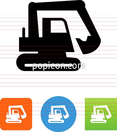 400x449 Excavator Icon