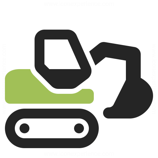 512x512 Excavator Icon Iconexperience