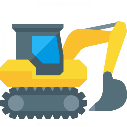 512x512 Iconexperience G Collection Excavator Icon
