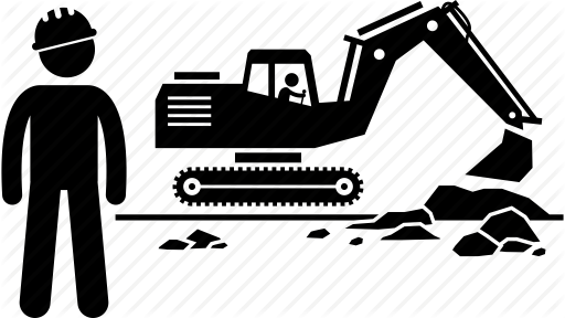 512x288 Construction, Excavator Icon