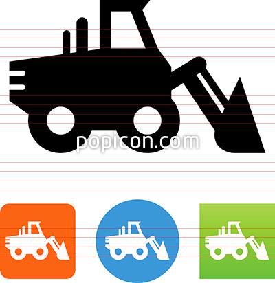 400x412 Construction Excavator Icon