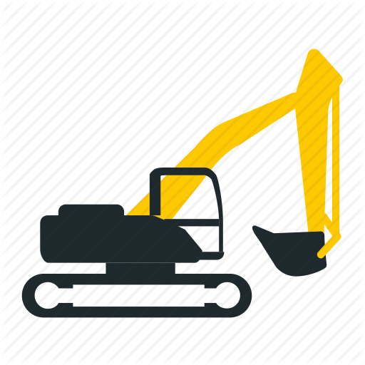 512x512 Dig, Equipment, Excavator, Mining Icon