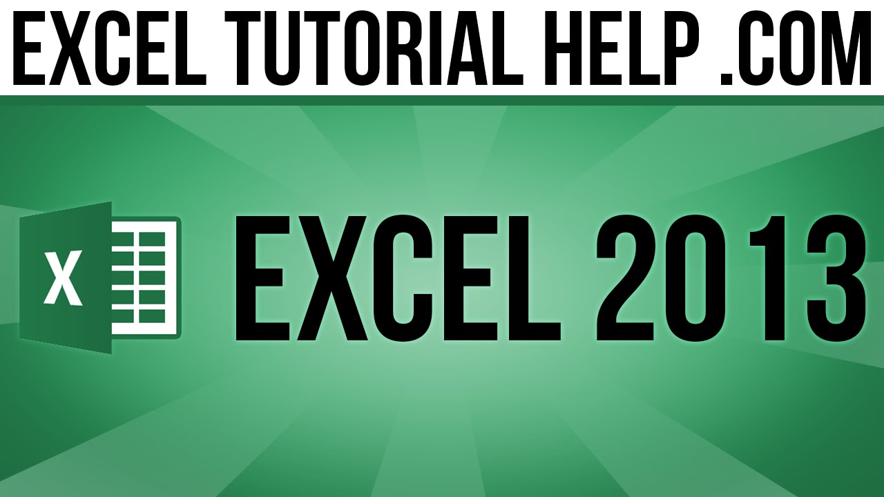 1280x720 Excel Tutorial