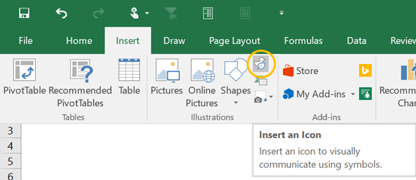 594x258 Excel Icons My Online Training Hub