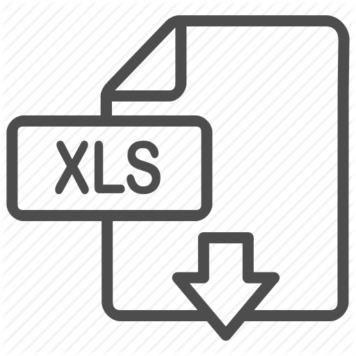 512x512 Document, Download, Excel, File, Xls Icon