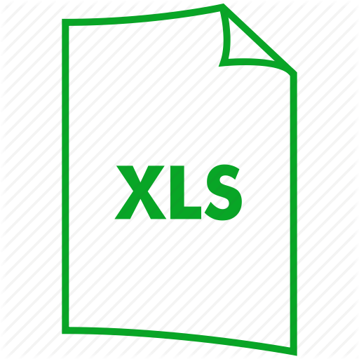 512x512 Excel File, Extension, Format, Ms Excel, Xls Icon