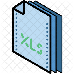 256x256 Excel Icon Of Colored Outline Style