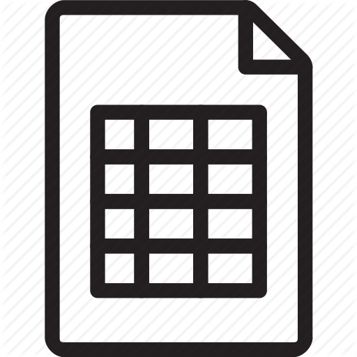 512x512 Database, Excel, Paper, Sheet, Table, Xls, Xml Icon
